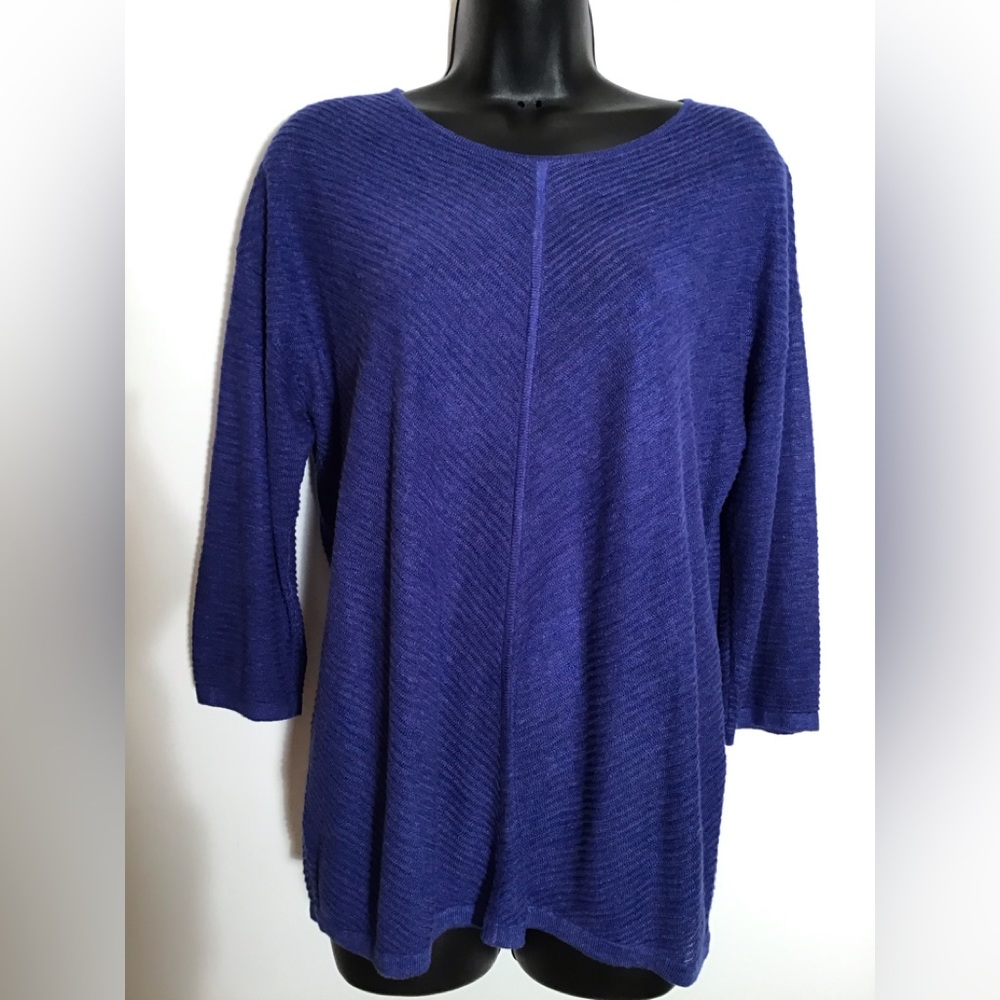 Chico’s pullover Sweater Mika Stratus Blue